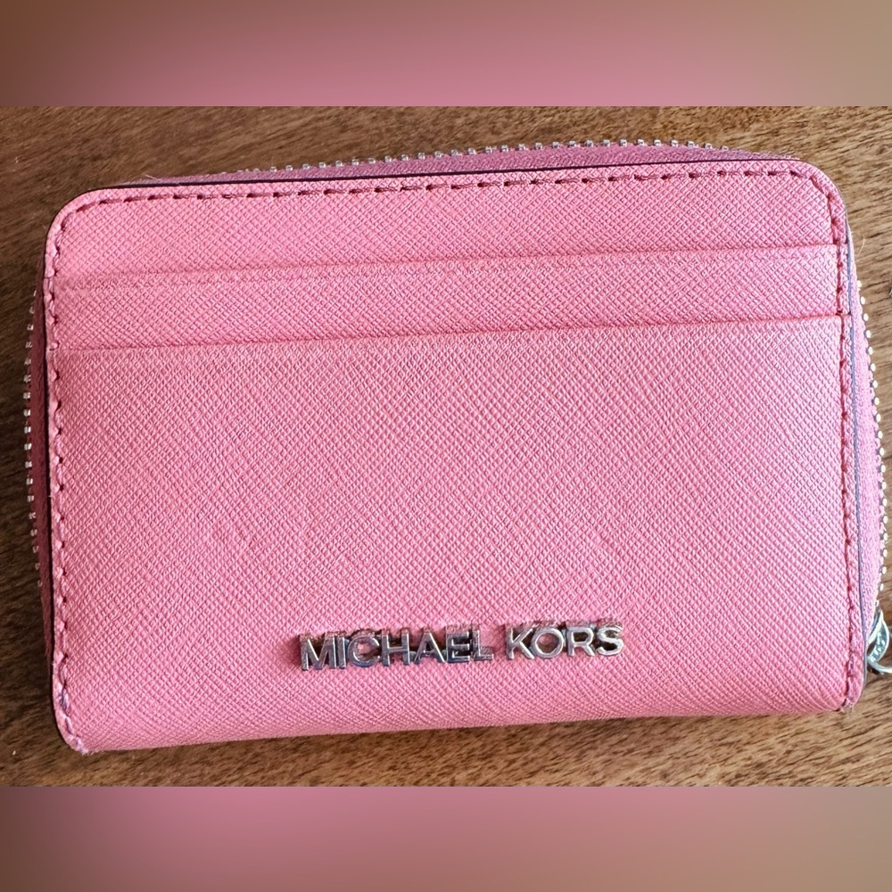 Michael Kors Blush Pink Card Wallet